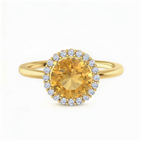 Anello Gazzola Gioielli Donna Amuleto in Oro giallo Quarzo 0.62 Ct AN-900A-72-2-9-13-CI-BR-N-DEF-VS - AN-900A-72-2-9-13-CI-BR-N-DEF-VS